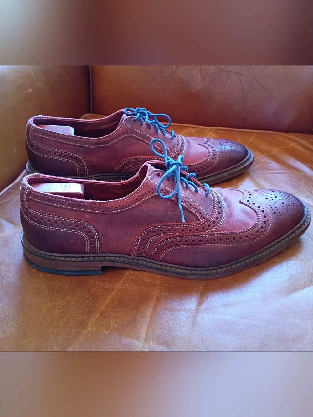 Allen Edmonds Neumok Wingtip Oxford 13 D Red
